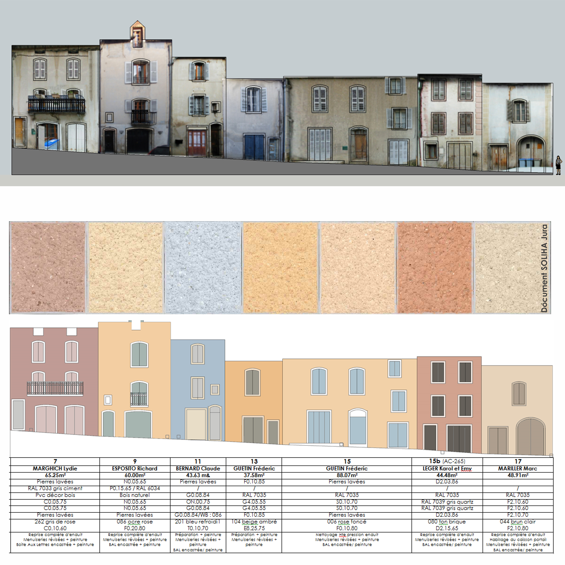 2025_opération façade Orgelet_ 7 - 17 rue de la république